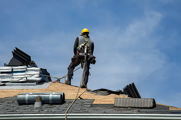 Professional Roofing technician working in Greeley, PA